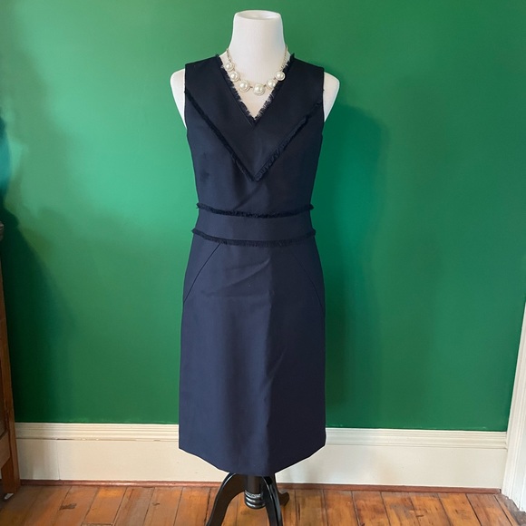 BROOKS BROTHERS Navy Blue Work Dress - Picture 2 of 4